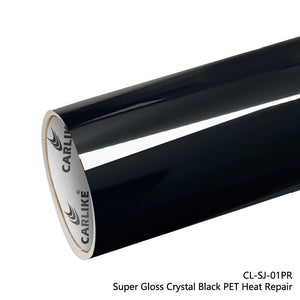CARLIKE CL-SJ-01PR Super Gloss Crystal Black Heat Repair Vinyl PET Liner - CARLIKE WRAP