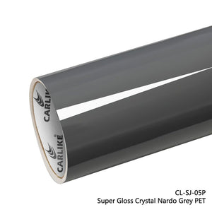 CARLIKE CL-SJ-05P Super Gloss Crystal Nardo Grey Vinyl PET Liner