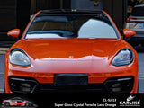 CARLIKE CL-SJ-13P Super Gloss Crystal Porsche Lava Orange Vinyl PET Liner - CARLIKE WRAP