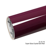 CARLIKE CL-SJ-18 Super Gloss Crystal Gem Red Vinyl - CARLIKE WRAP