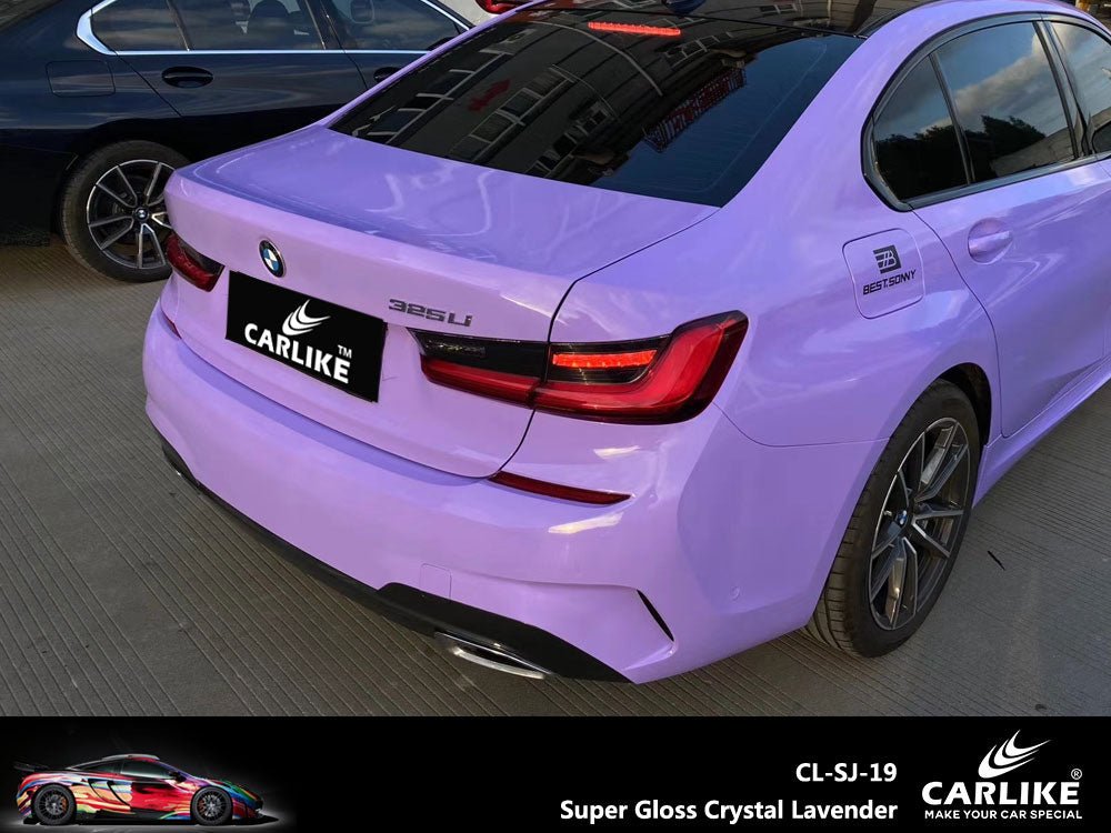 Super Gloss Crystal Lavender Vinyl PET Liner Factory Supply