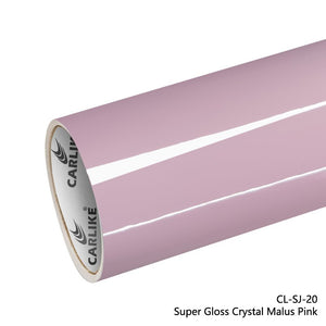 CARLIKE CL-SJ-20 Vinilo súper brillante Crystal Malus rosa
