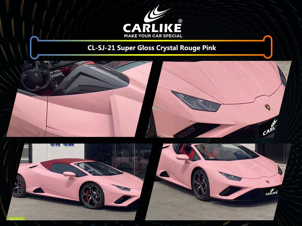 Super Glitter Diamond Stone Purple Vinyl Car Wrap Supplier – CARLIKE WRAP
