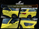 CARLIKE CL-SJ-23 Super Gloss Crystal Lemon Yellow Vinyl - CARLIKE WRAP
