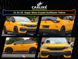 CARLIKE CL-SJ-25 Super Gloss Crystal Sunflower Yellow Vinyl - CARLIKE WRAP