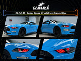 CARLIKE CL-SJ-31 Super Gloss Crystal Ice Cream Blue Vinyl - CARLIKE WRAP