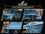 CARLIKE CL-SJ-35P Super Gloss Crystal China Blue Vinyl PET Liner - CARLIKE WRAP