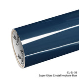 CARLIKE CL-SJ-38 Super Gloss Crystal Neptune Blue Vinyl - CARLIKE WRAP