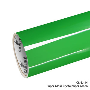Super Gloss Crystal Viper Green Vinyl Supplier – CARLIKE WRAP