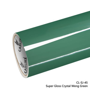 CARLIKE CL-SJ-45 Super Gloss Crystal Weng Green Vinyl - CARLIKE WRAP