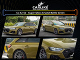 CARLIKE CL-SJ-52 Super Gloss Crystal Battle Green Vinyl - CARLIKE WRAP
