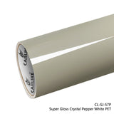 CARLIKE CL-SJ-57P Super Gloss Crystal Pepper White Vinyl PET Liner - CARLIKE WRAP