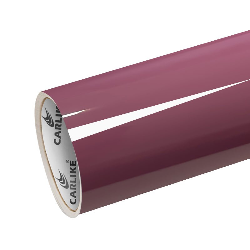 CARLIKE CL-SJ-60P Super Gloss Crystal Plum Magenta Vinyl PET Liner - CARLIKE WRAP