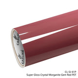 CARLIKE CL-SJ-61P Super Gloss Crystal Morganite Gem Red Vinyl PET Liner - CARLIKE WRAP