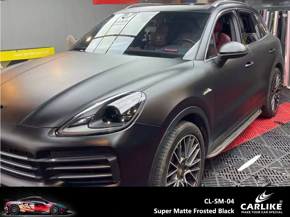 CARLIKE CL-SM-04 Super Matte Frosted Black Vinyl - CARLIKE WRAP