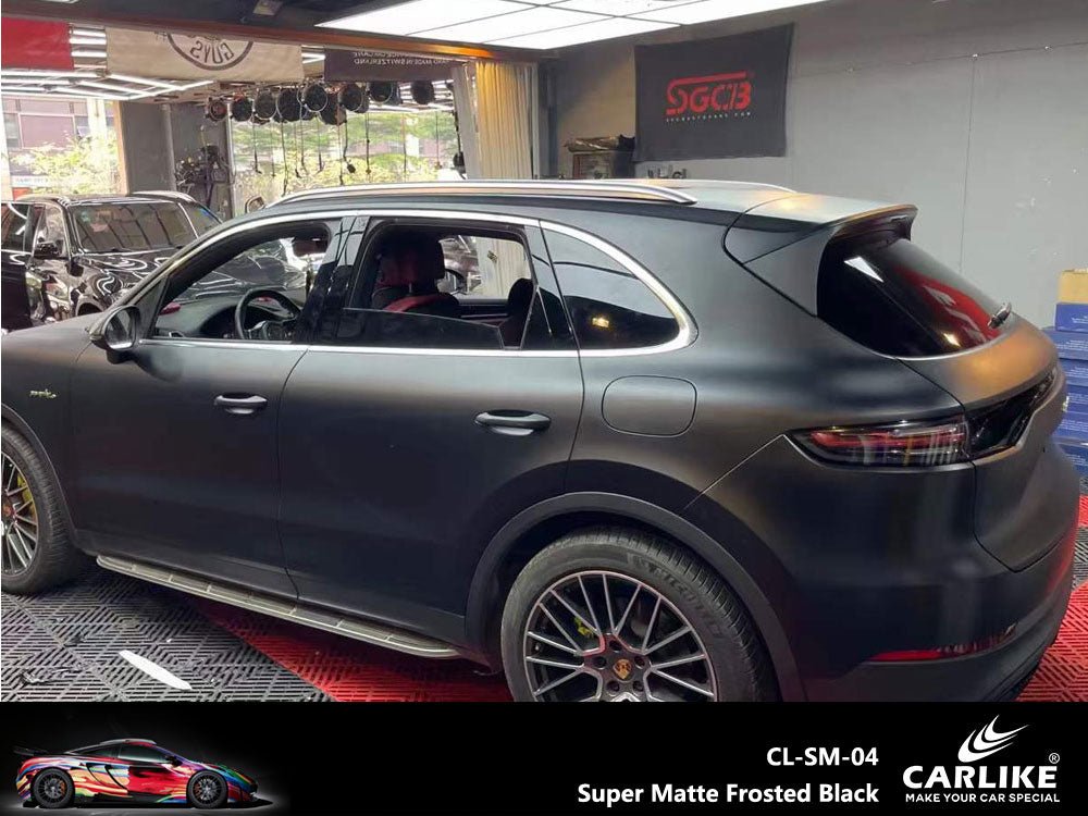 Super Matte Frosted Black Vinyl Sticker for Auto Car Wrap – CARLIKE WRAP