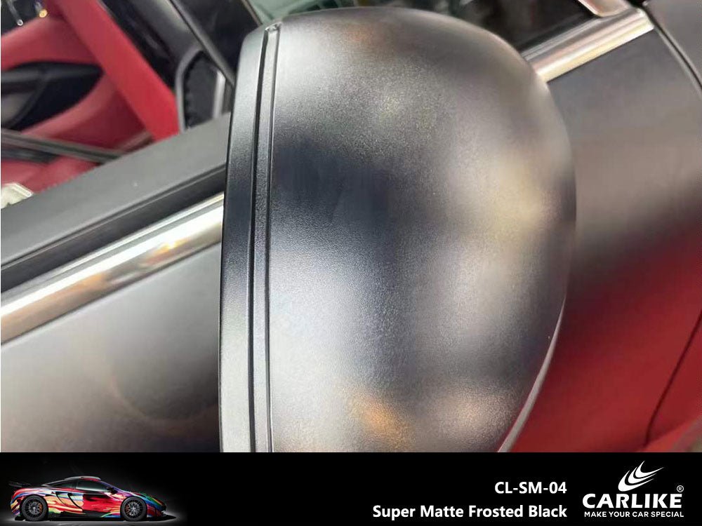 CARLIKE CL-SM-04 Super Matte Frosted Black Vinyl - CARLIKE WRAP