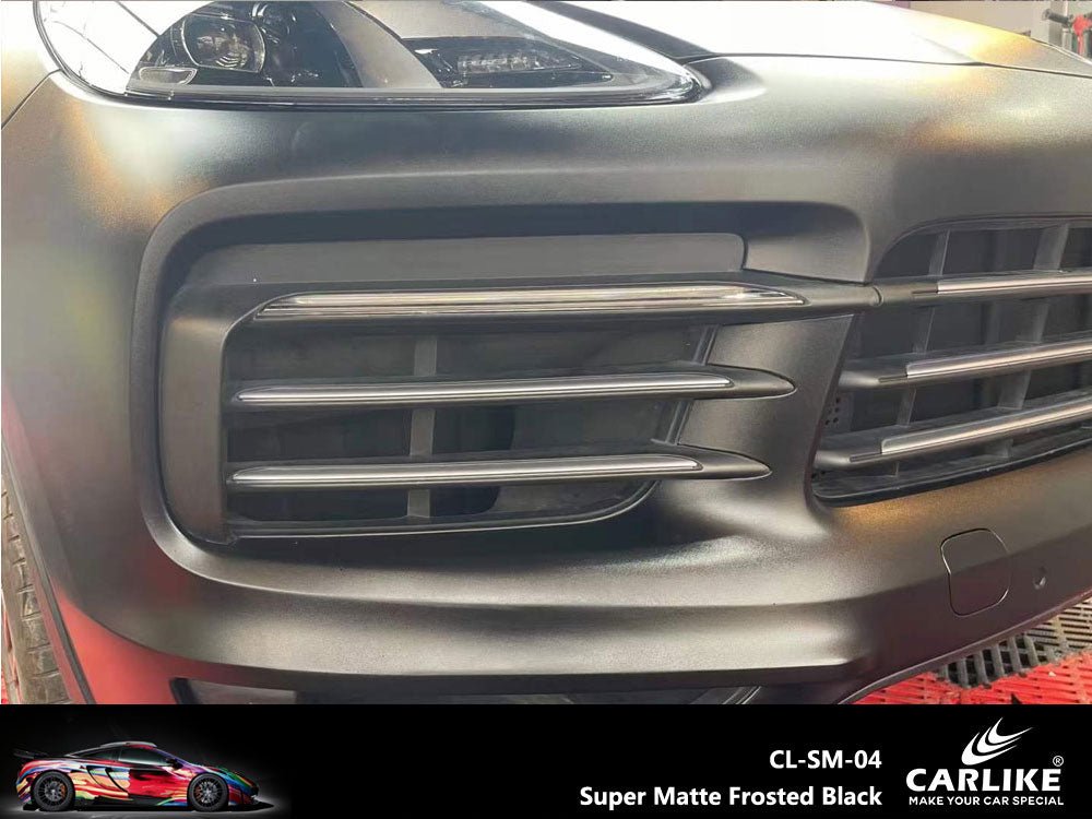 CARLIKE CL-SM-04 Super Matte Frosted Black Vinyl - CARLIKE WRAP