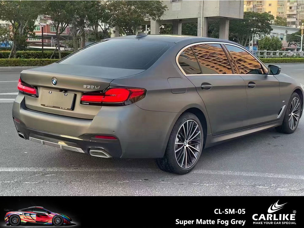 CARLIKE CL-SM-05 Super Matte Fog Grey Vinyl - CARLIKE WRAP