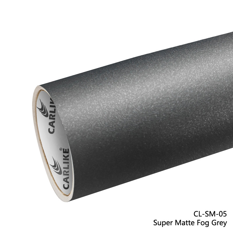 Super Matte Fog Grey Vinyl Film for Car Wrapping