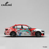CARLIKE CL-TC004 Pattern Cartoon Hatsune Miku High-precision Printing Customized Car Vinyl Wrap - CARLIKE WRAP