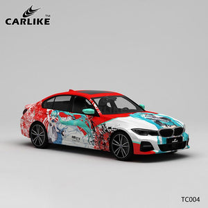 CARLIKE CL-TC004 Pattern Cartoon Hatsune Miku High-precision Printing Customized Car Vinyl Wrap