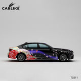 CARLIKE CL-TC011 Pattern Cherry Blossoms High-precision Printing Customized Car Vinyl Wrap - CARLIKE WRAP