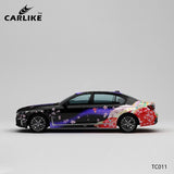 CARLIKE CL-TC011 Pattern Cherry Blossoms High-precision Printing Customized Car Vinyl Wrap - CARLIKE WRAP