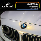 CARLIKE CL-TPU-5002 TPU Pearlescent Gold White Vinyl Heat Repair - CARLIKE WRAP