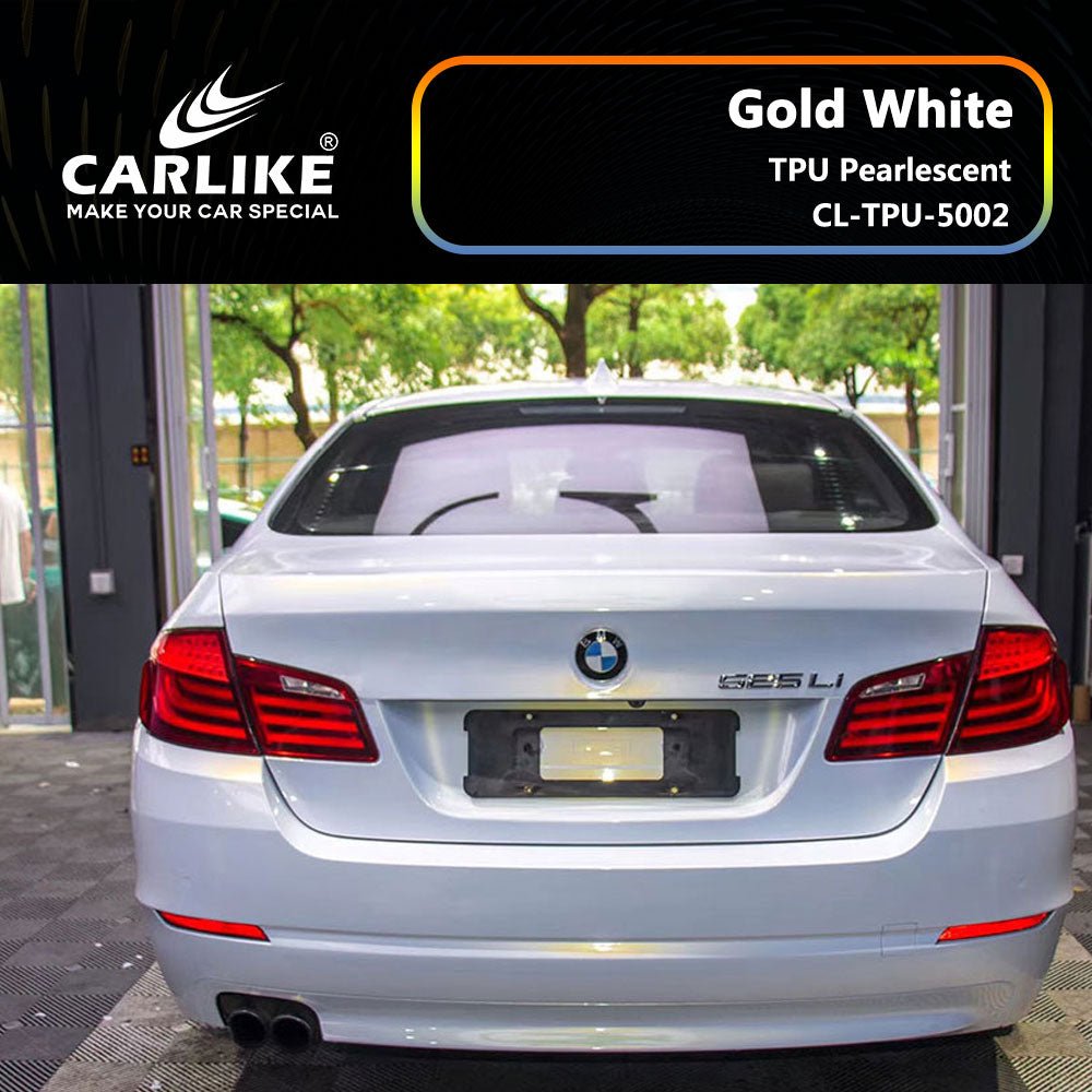 CARLIKE CL-TPU-5002 TPU Pearlescent Gold White Vinyl Heat Repair - CARLIKE WRAP