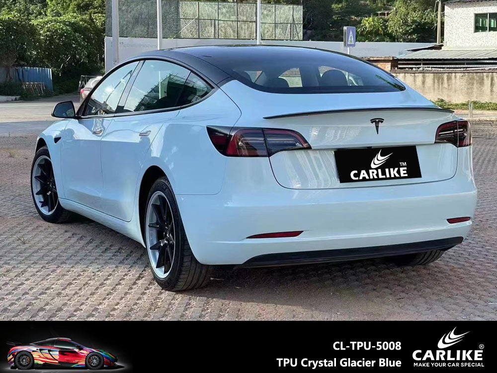 CARLIKE CL-TPU-5008 TPU Crystal Glacier Blue Vinyl Heat Repair - CARLIKE WRAP