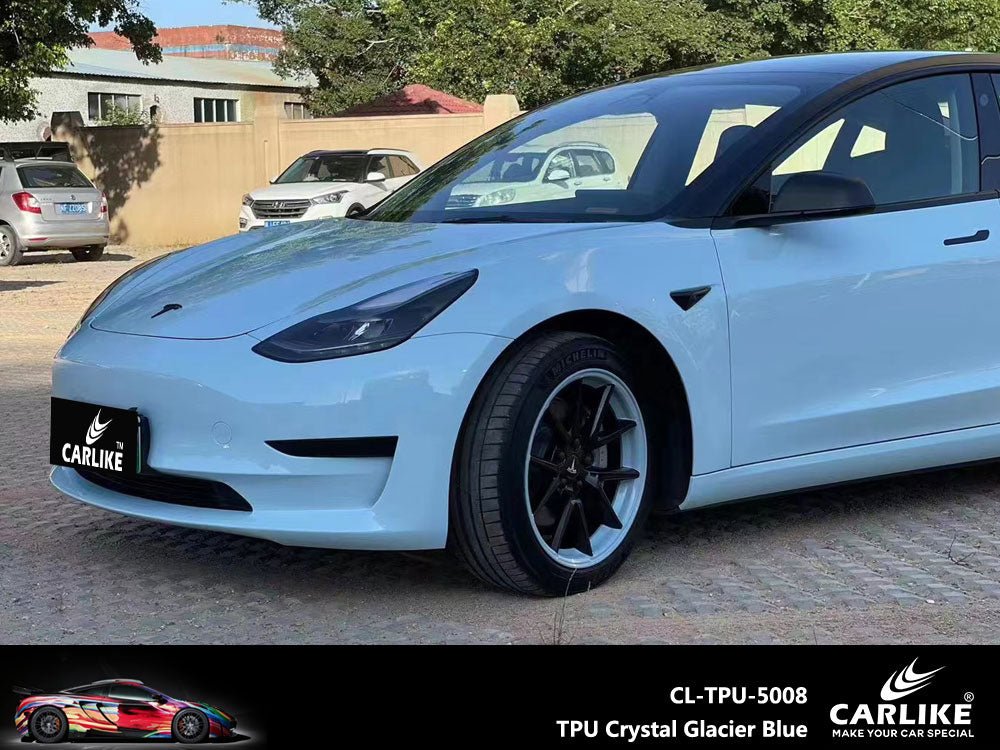 CARLIKE CL-TPU-5008 TPU Crystal Glacier Blue Vinyl Heat Repair - CARLIKE WRAP