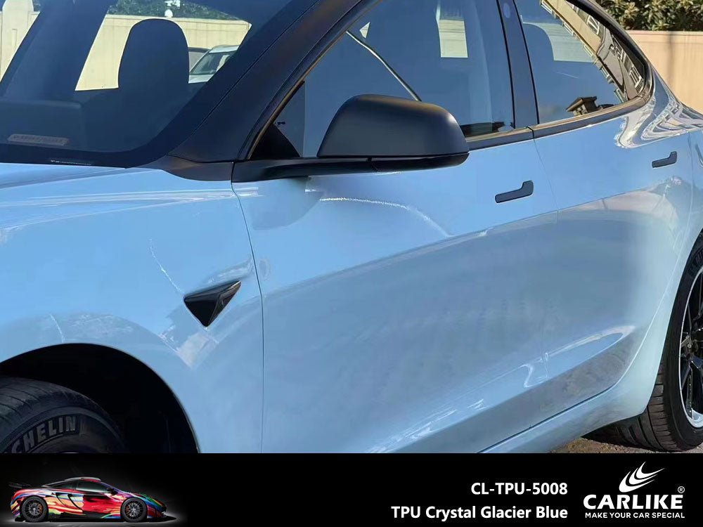 CARLIKE CL-TPU-5008 TPU Crystal Glacier Blue Vinyl Heat Repair - CARLIKE WRAP