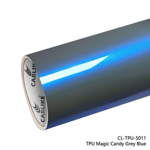 CARLIKE CL-TPU-5011 TPU Magic Candy Gris Azul Vinilo Reparación de Calor