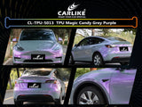 CARLIKE CL-TPU-5013 TPU Magic Candy Grey Purple Vinyl Heat Repair - CARLIKE WRAP