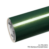 CARLIKE CL-TPU-5015 TPU Rainbow Emerald Green Vinyl Heat Repair - CARLIKE WRAP