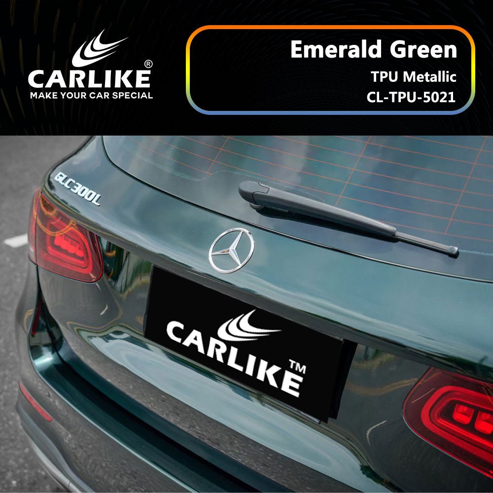 TPU Metallic Emerald Green Color PPF Film Exporter – CARLIKE WRAP