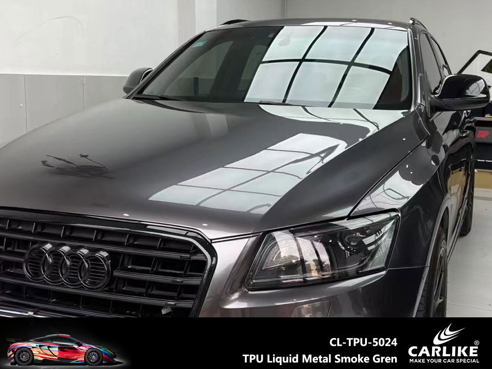 CARLIKE CL-TPU-5024 TPU Liquid Metal Smoke Grey Vinyl Heat Repair - CARLIKE WRAP