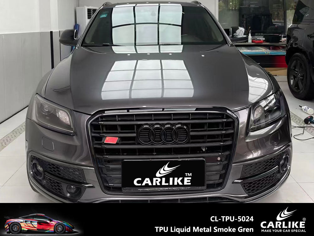 CARLIKE CL-TPU-5024 TPU Liquid Metal Smoke Grey Vinyl Heat Repair - CARLIKE WRAP