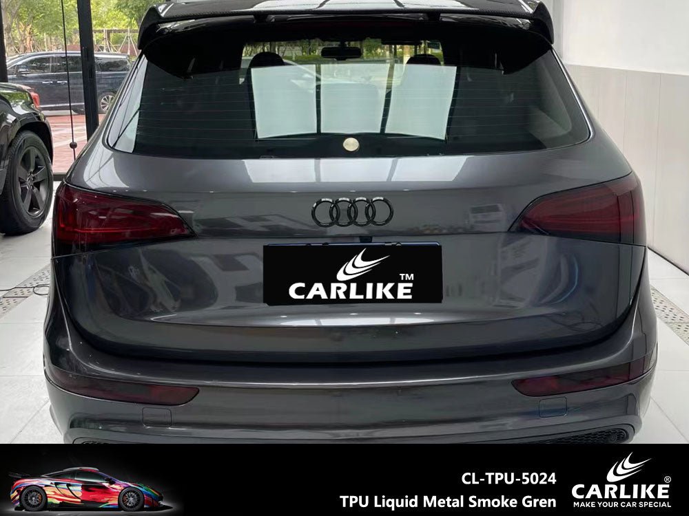 CARLIKE CL-TPU-5024 TPU Liquid Metal Smoke Grey Vinyl Heat Repair - CARLIKE WRAP