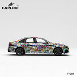 CARLIKE CL-TY002 Cartoon Painting High-precision Printing Customized Car Vinyl Wrap - CARLIKE WRAP