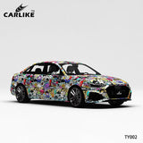 CARLIKE CL-TY002 Cartoon Painting High-precision Printing Customized Car Vinyl Wrap - CARLIKE WRAP