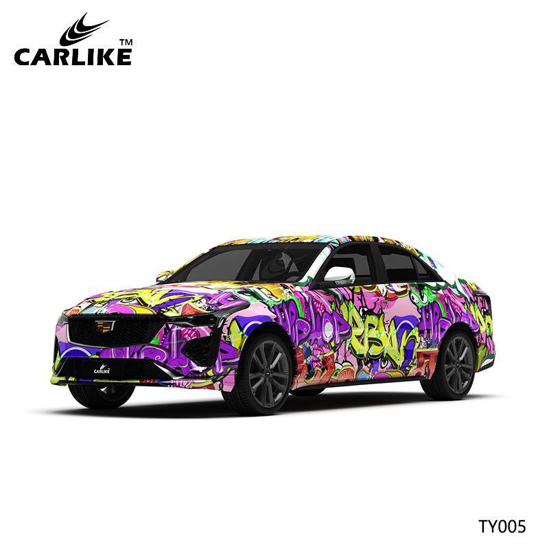 CARLIKE CL-TY005 Letter Painting High-precision Printing Customized Car Vinyl Wrap - CARLIKE WRAP