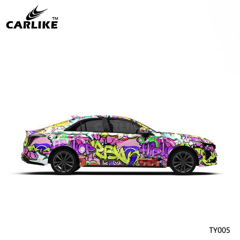 CARLIKE CL-TY005 Letter Painting High-precision Printing Customized Car Vinyl Wrap - CARLIKE WRAP