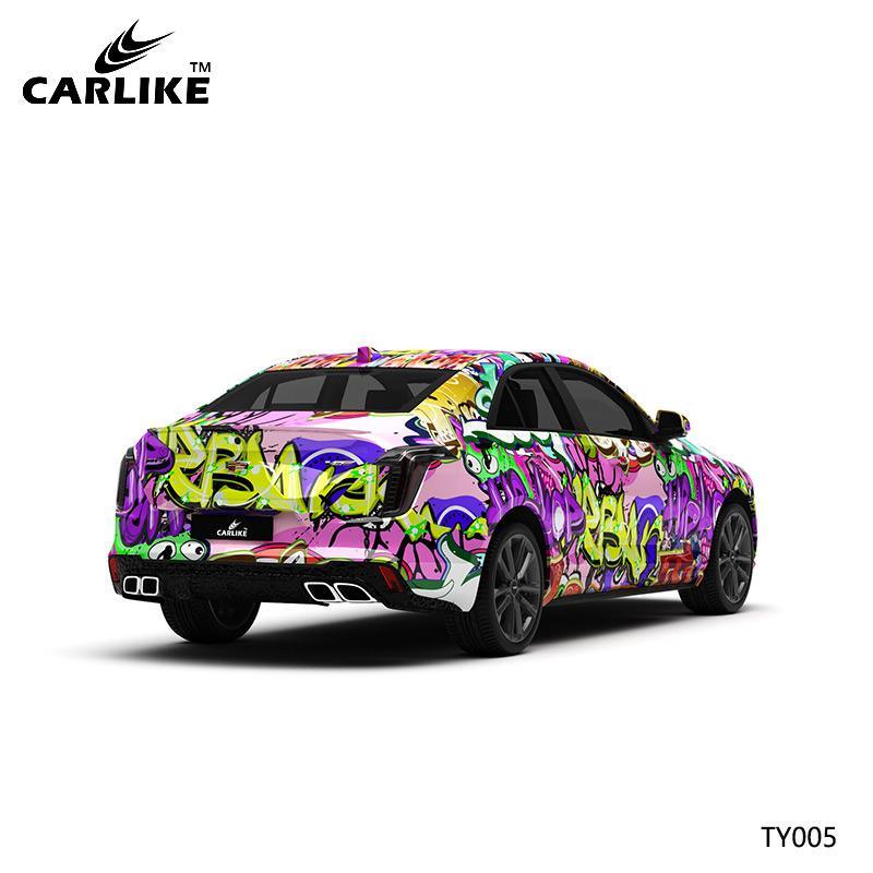 CARLIKE CL-TY005 Letter Painting High-precision Printing Customized Car Vinyl Wrap - CARLIKE WRAP