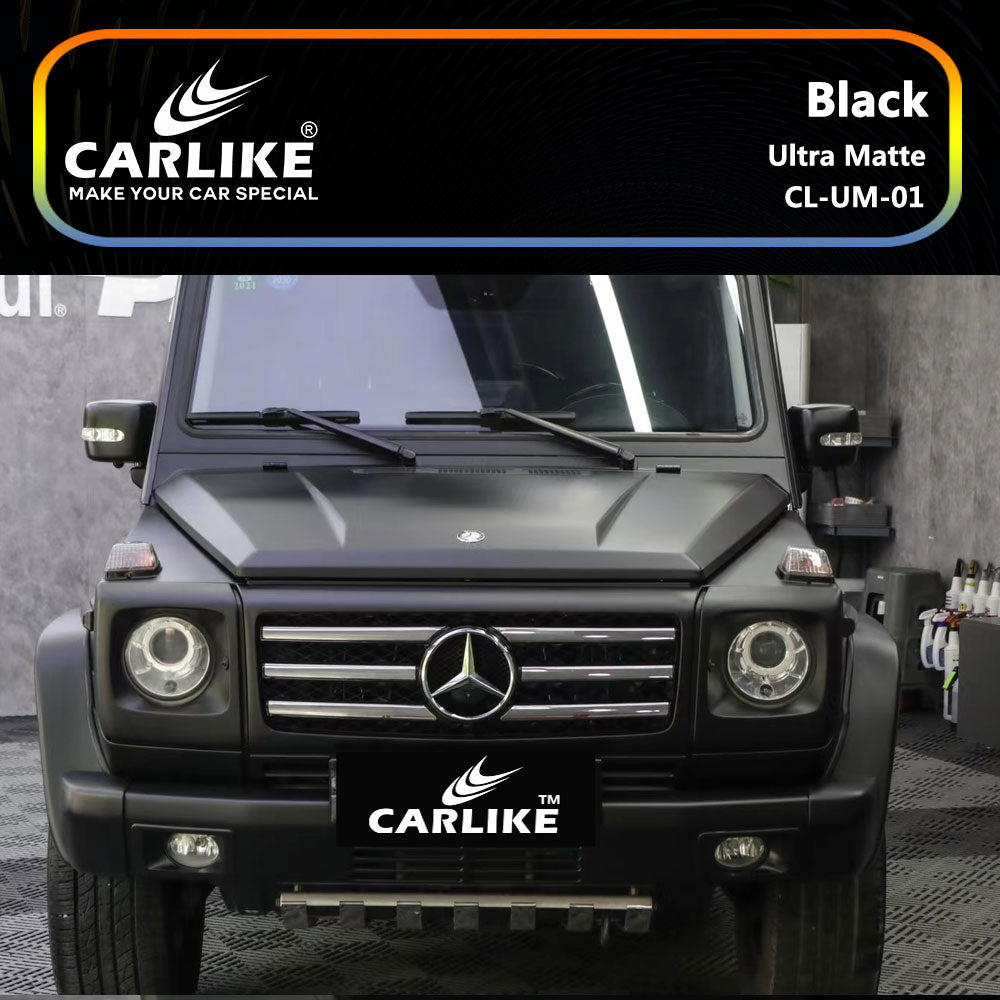 CARLIKE CL-UM-01 Ultra Matte Black Vinyl - CARLIKE WRAP