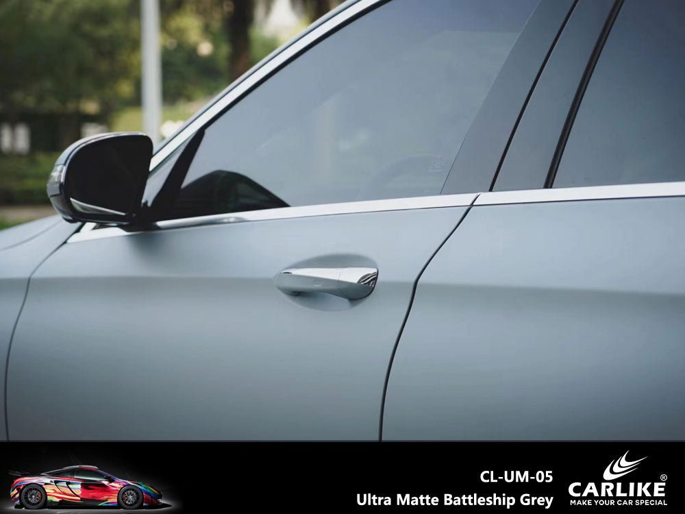 CARLIKE CL-UM-05 Ultra Matte Battleship Grey Vinyl - CARLIKE WRAP