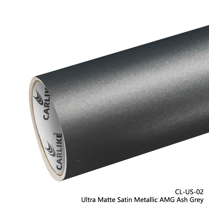 CARLIKE CL-US-02 Ultra Matte Satin Metallic AMG Ash Grey Vinyl - CARLIKE WRAP