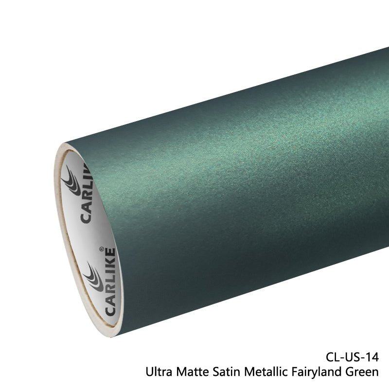 CARLIKE CL-US-14 Ultra Matte Satin Metallic Fairyland Green Vinyl - CARLIKE WRAP
