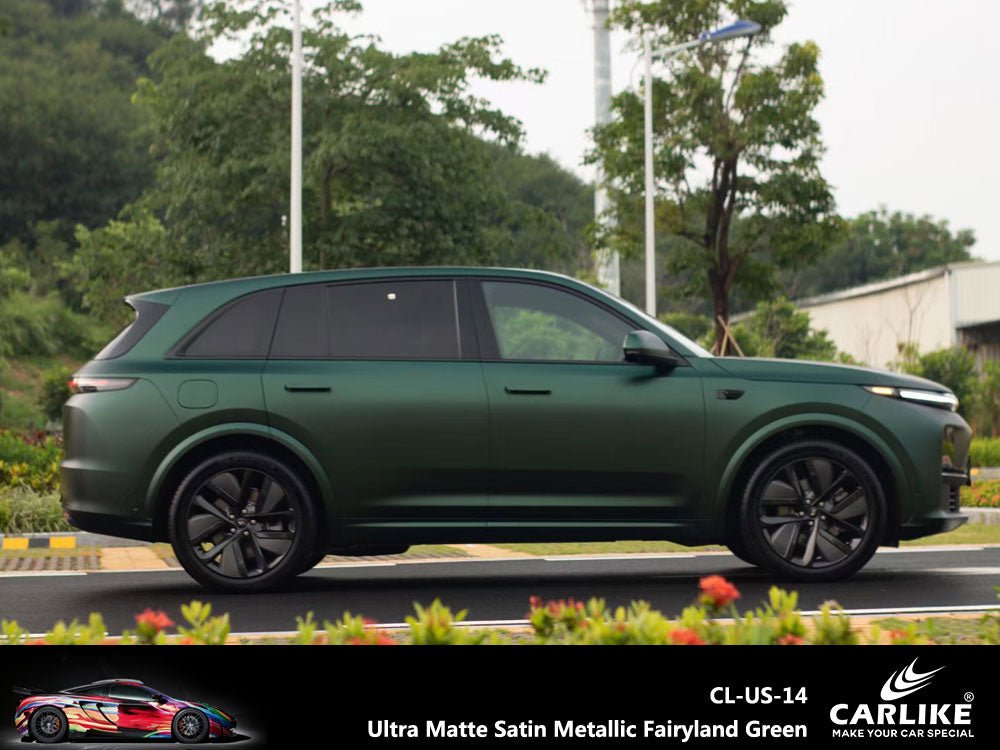 CARLIKE CL-US-14 Ultra Matte Satin Metallic Fairyland Green Vinyl - CARLIKE WRAP